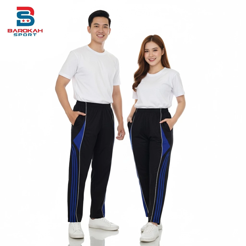 HM Barokah - Celana Olahraga Panjang Laki Laki Perempuan Celana Training Unisex Untuk Olahraga Senam Jogging Running Gym Cycling